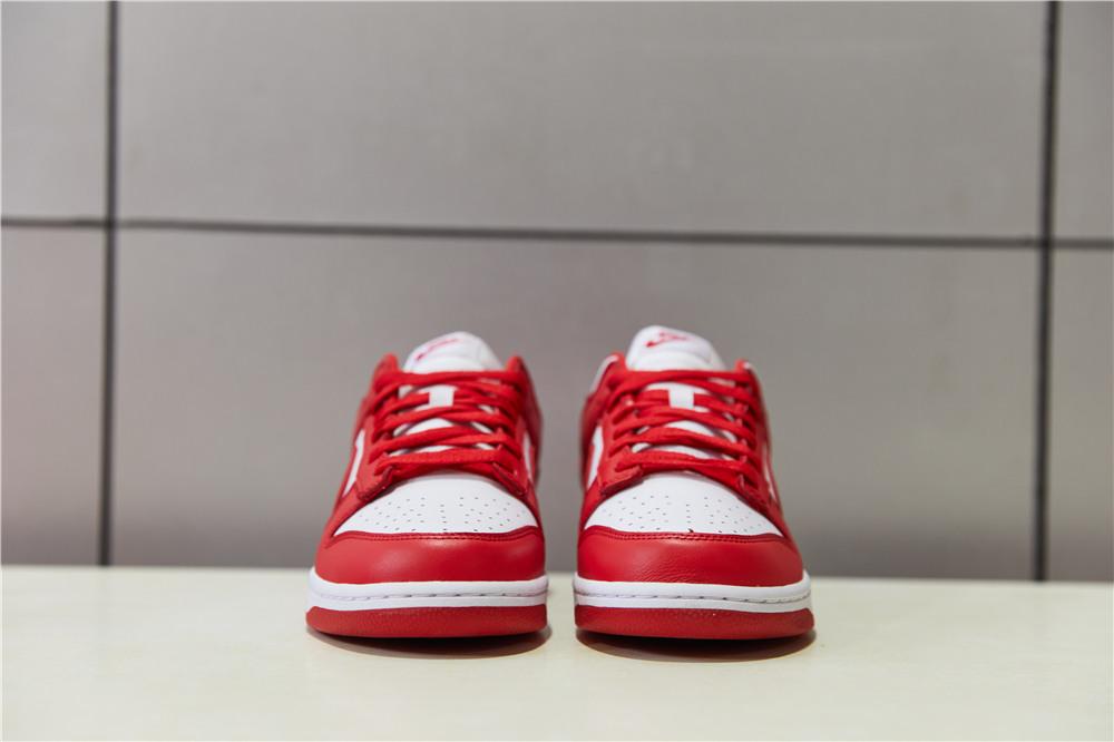 PK GOD Nike Dunk Low University Red Retail Materials Ready to Ship